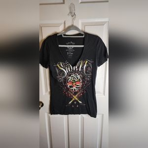 Sullen Angels v-neck tee shirt